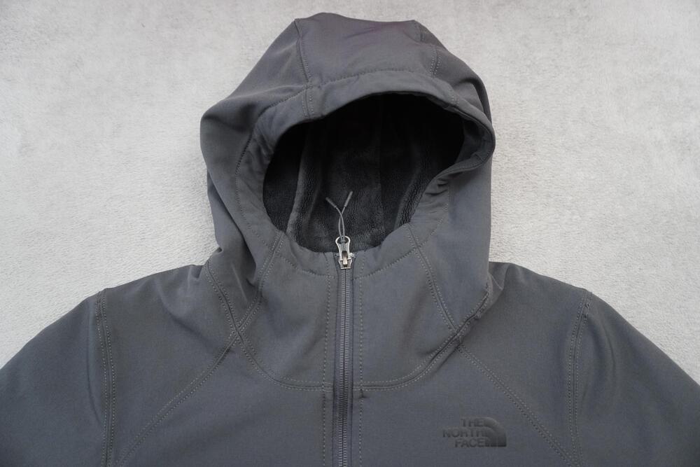 The North Face Jacket Womens Small Gray Snowwall Softshell Hooded Fleece Lined - Picture 5 of 16